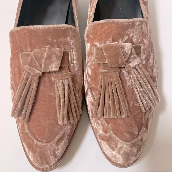 Rebecca Minkoff Edie Velvet Tassel Loafers Size 8 - Picture 11 of 13